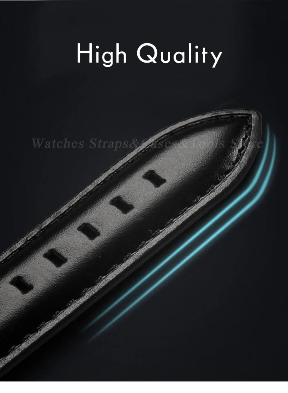 Genuine Leather Watch Straps For DW For Omega Watchband 12mm 13mm 14mm 17mm 18mm 19mm 20mm 22mm Women Men Sport Wrist Bracelets