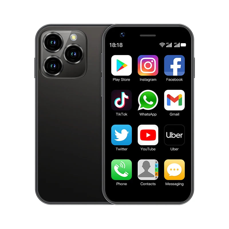SOYES XS16 Americas Version 4G Network 3.0" Mini Smartphone 3GB RAM 64GB ROM Android 10.0 WIFI Bluetooth GPS Small Phone