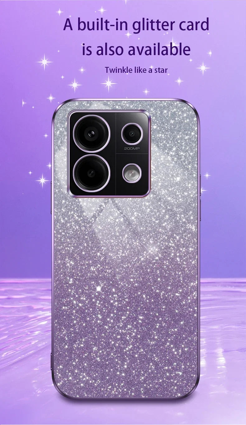 Reno 13 Pro 5G Luxury Shiny Glitter Plating Silicone Case on For Oppo Reno 13 Reno13 13F 13Pro Camera Lens Soft Back Cover Coque