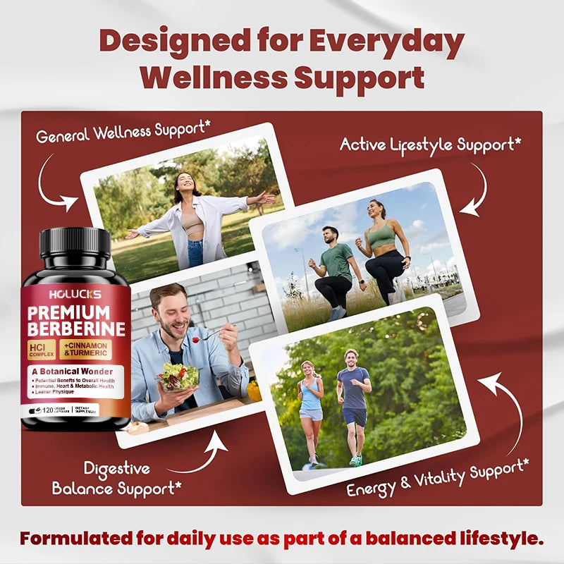 High-Potency Berberine Supplement, Support Insulin Sensitivity & Healthy Cholesterol, Hormonal Balance, Aids Healthy Metabolism