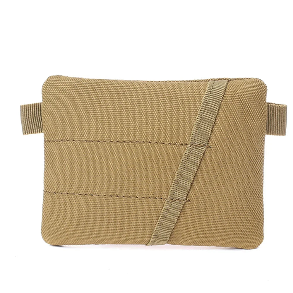 Outdoor Camping EDC Molle Wallet Waterproof Portable Travel Zipper Waist Pouch for Camping Hiking Hunting EDC Pouch