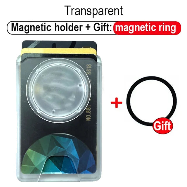 Grippopso Universal Magnetic Phone Card Holder With Griptok Phone Card Case Wallet Socket Phones Wallet And Magnetic Ring