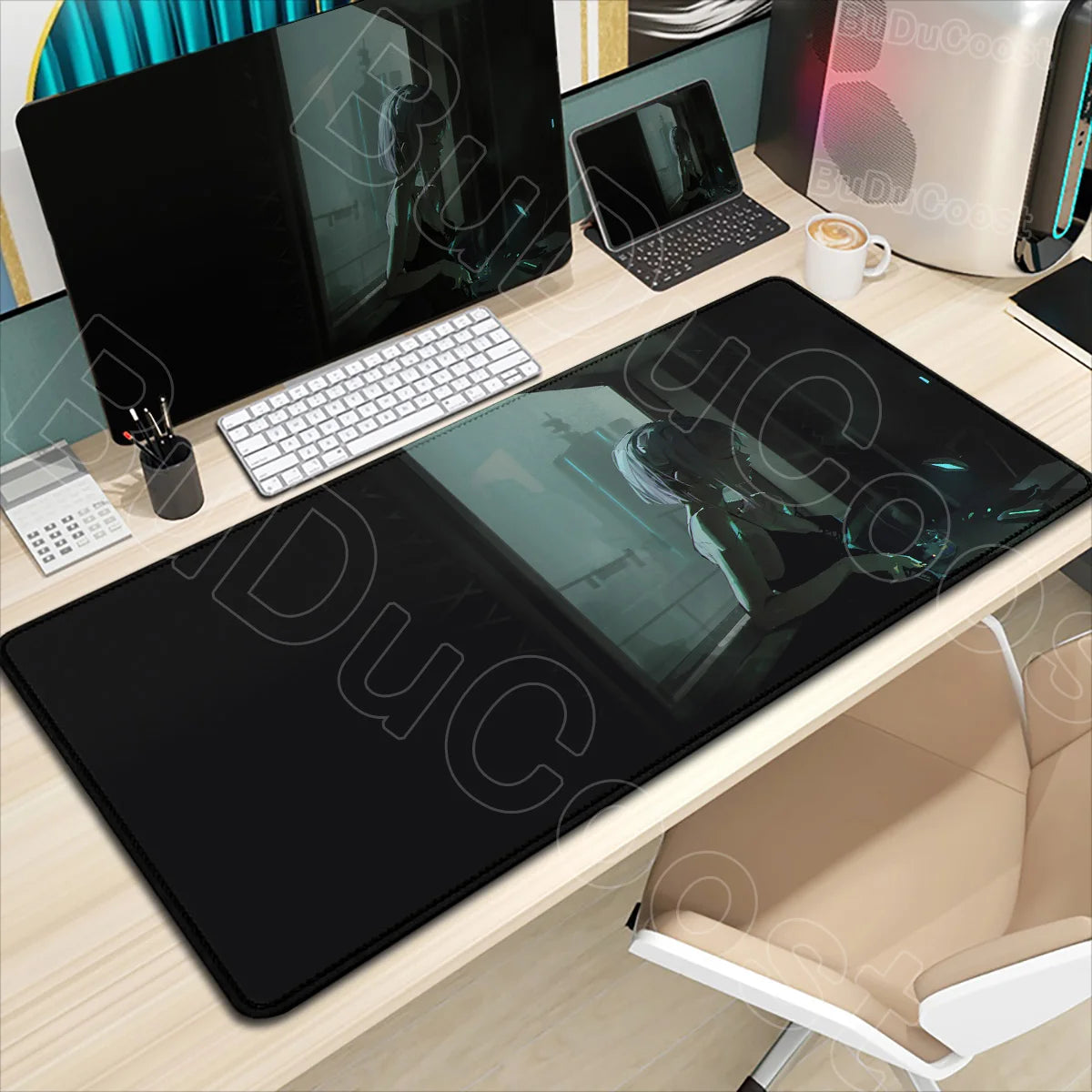 HD Printing New Wallpaper C_cyberpunk E_edgerunners Mouse Pad Non-slip Mousepad Computer Gamer LockEdge Desk Mat PC Keyboard Mat