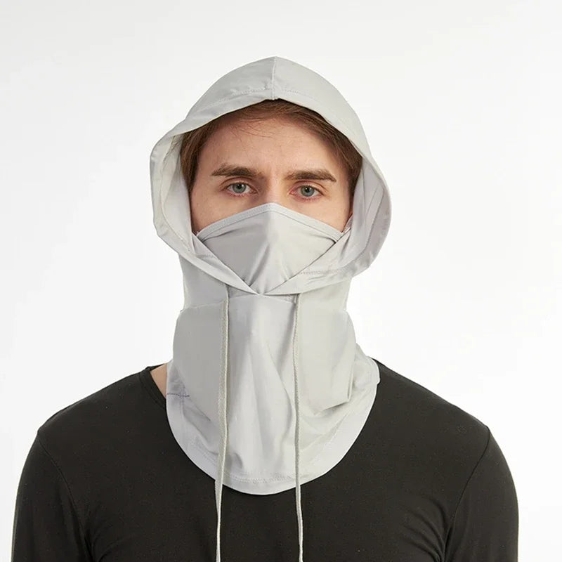 Thin Breathable Balaclava Hat Motorcycle Bicycle Full Face Mask Summer Cycling Helmet Hood Covers Outdoor Sports Neck Sunhat