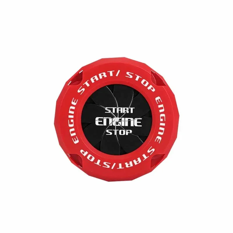 Car Onekey Start Stop Button Cover Car Interior Decor Sticker Engine Ignition Start Switch Protective Cover Motorcycle StartRing