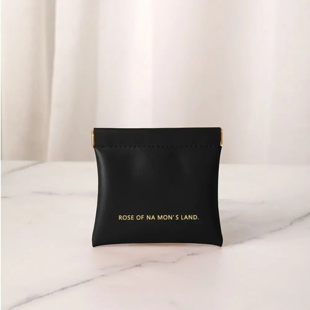 Fashion Simple Lipstick Makeup Bag Portable PU Cosmetic Organizer Pouch Travel Mini Storage Bag for Women Girls