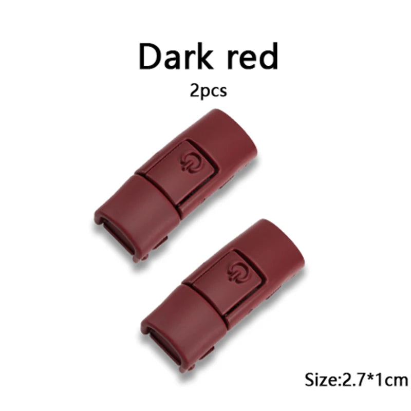 New Colorful Metal Shoelace Clip Press buckle Shoelaces Press Lock Shoes Accessories AF1 Sneakers Kits Metal Laces Tip