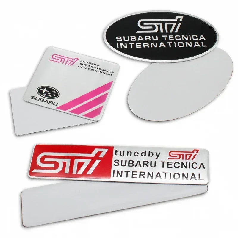 1pc Car Styling Side Fender  Rear Trunk Sticker Decals for Subaru STI  Outback Impreza Legacy WRX XV Forester Ascent Accessories