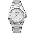 BINBOND 0233 Fashion Men's Watch Alloy Strap with Octagonal Screw Quartz Movement High end Quartz Men's Watch 2025