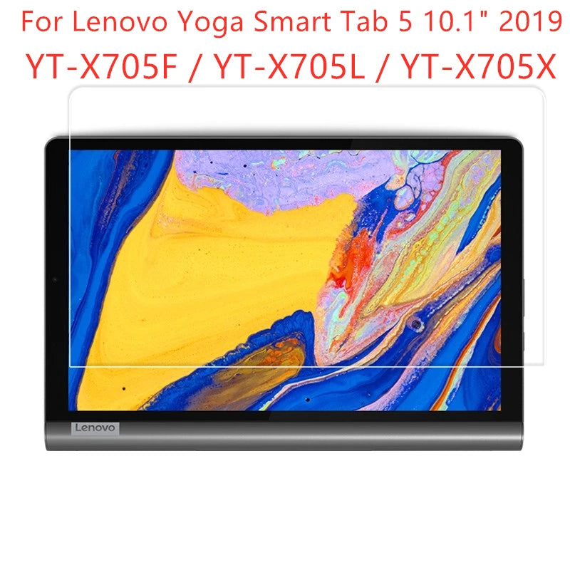 For Lenovo Yoga Smart Tab 5 2019 YT-X705 10.1" Tempered Glass Screen Protector Tab 3 Plus Pro 10 11 X50 X90 X703 Tablet HD Film