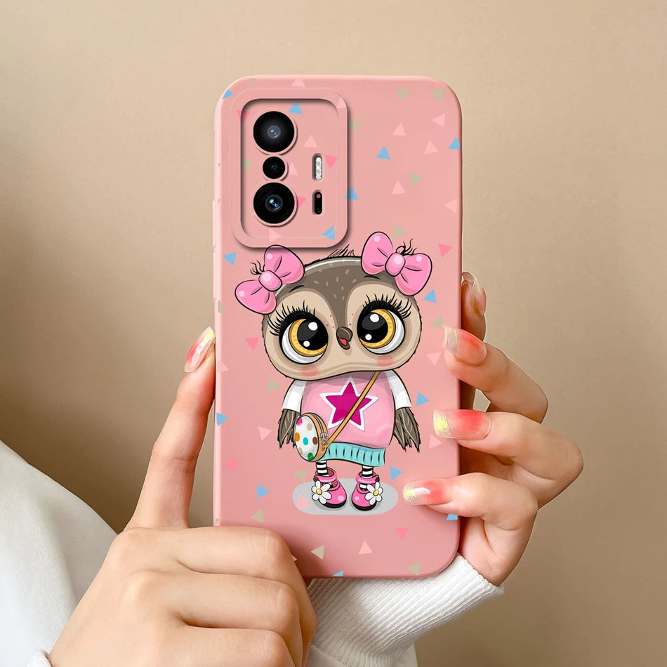 Love Heart Case For Xiaomi 11T Pro Back Cover Soft Liquid Silicone Full Protection Phone Covers For Xiaomi Mi 11t Pro 11 t Funda