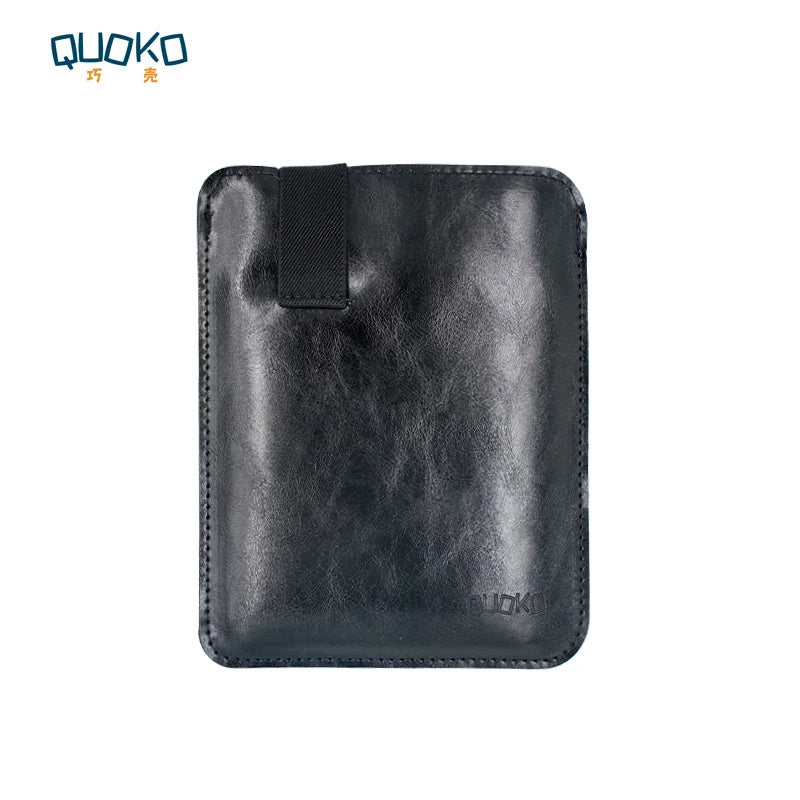Anti falling style super slim sleeve pouch cover,microfiber leather E-Book sleeve case for Kobo glo HD 6"
