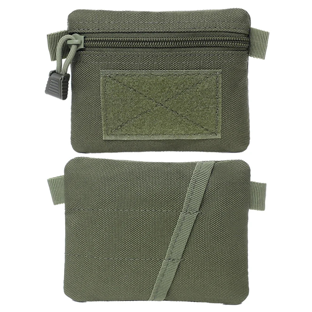 Outdoor Camping EDC Molle Wallet Waterproof Portable Travel Zipper Waist Pouch for Camping Hiking Hunting EDC Pouch