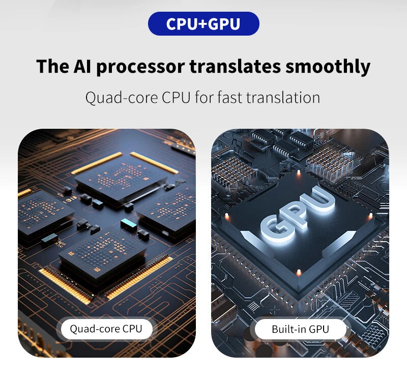 Language Translator Offline Voice Photo Translation WiFi Portable Translator 138 Languages Translator Device for Travel Business