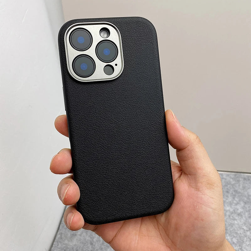 Magnetic Alloy Lens Wireless Charging Shockproof Case For iPhone 17 17Pro Max 16 Pro Active Touch Camera Button Hard PC Cover