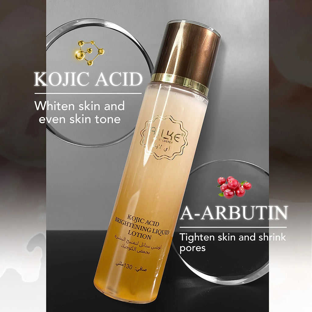AILKE Kojic Acid Whitening Face Care Set, Remove Dark Spots, Freckles, Hyperpigmentation, Facial Skin Moisturizer for Women