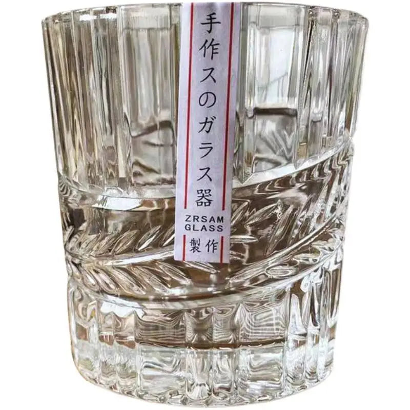 Japanese Handmade Relief Crystal Glass, High Beauty, Foreign Wine Glass, Whiskey Strong Wine Glass, Water Glass
