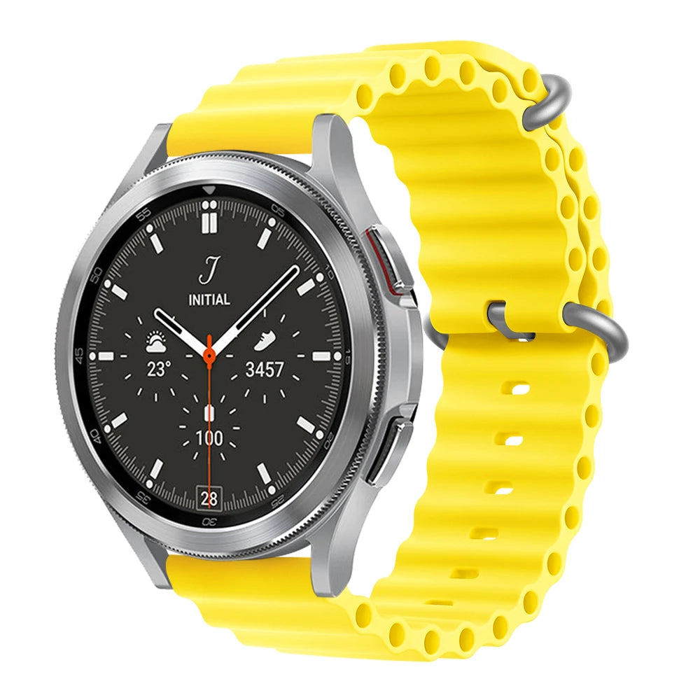 18mm 20mm 22mm Ocean Strap For Xiaomi Watch S3 S2 Mi Watch 2 Pro Sport Silicone Band For Garmin Venu 3S 2S Huawei GT4 41mm 46mm