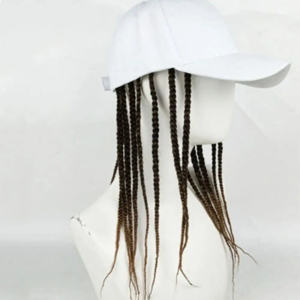 Baseball Cap Wig Hip Hop Hat Daily Wear Synthetic Wig Wig Hair Dreadlocks Cap Peaked Cap Dirty Hair Braid Sun Visor Hats