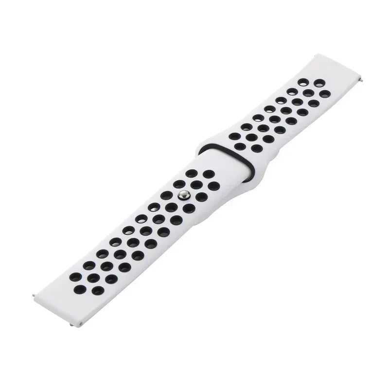 20mm/22mm Watch strap For Amazfit GTS 4-3-2e Mini/GTR 4-3-2 47mm/GTR 2e/stratos 3 sport Silicone Bracelet Amazfit Bip 6/5/3 pro