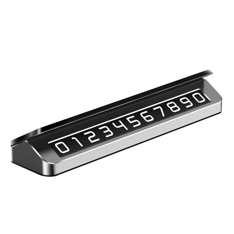 Metal Car Temporary Parking Card Temporary Parking Phone Number In The Car Parking License Plate General Car  Phone Number Plate