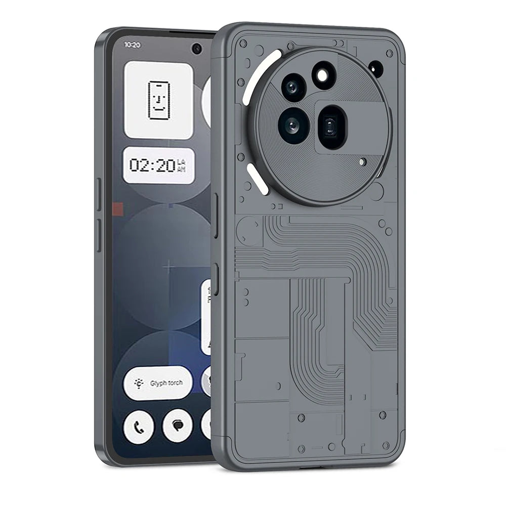 For Nothing Phone3a Pro Matte Hard PC Shockproof 360 Full Protection Case For Nothing Phone 3a Pro Three-stage Combination Cover