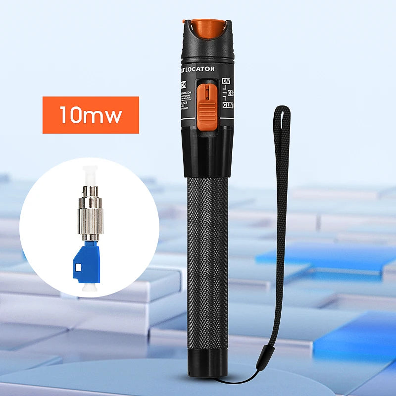 1/10/20/30/50mW Visual Fault Locator Fiber Optic Cable Tester Pen 2.5mm Interface(SC/FC/ST) FTTH Optical Fiber Tester Tool VFL