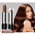 Black Brown Disposable Temporary Hair Dye Pen Lipstick Style White Hair Coverage Hair Coloring Dyeing Chalk Quick Hair Color Dye