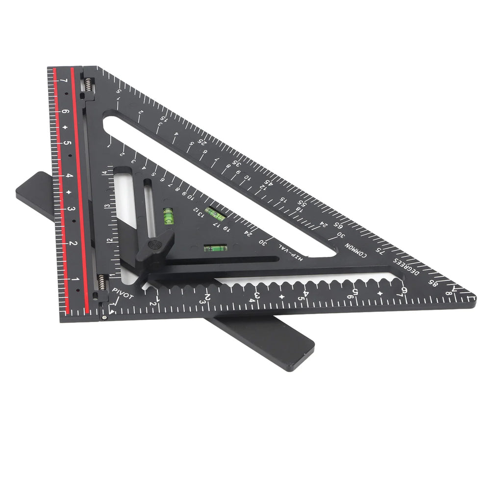 Triangle Ruler 90 Degree Clear Scales Carpenter  for Furniture Architectural Designs for Architects Designers Students