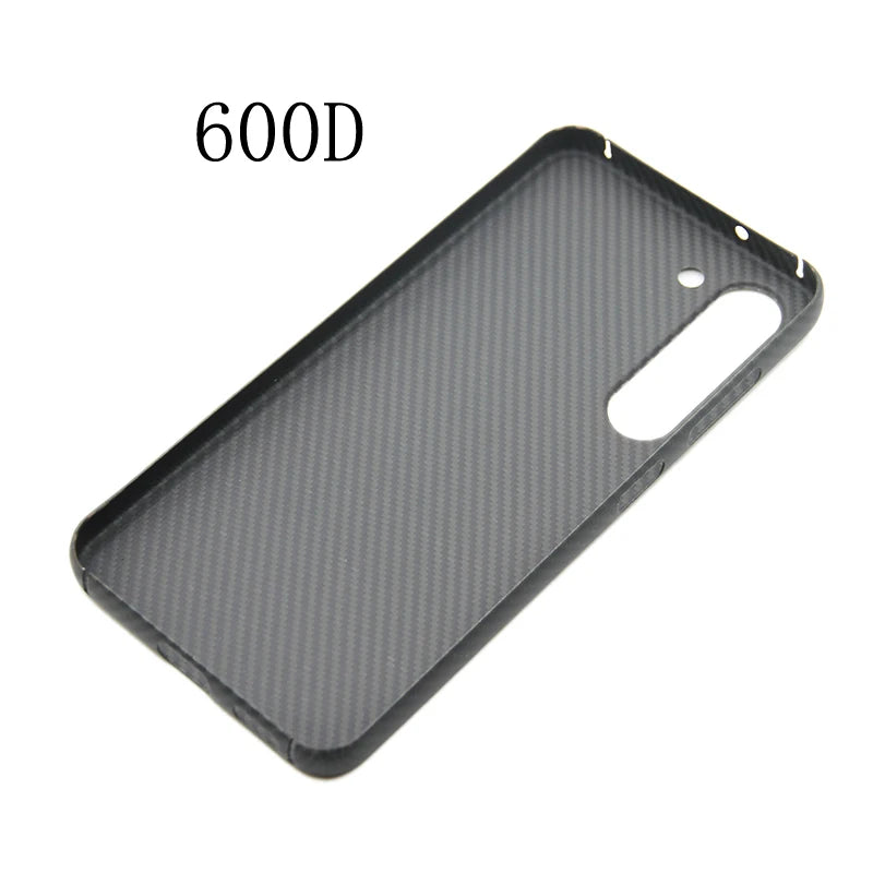 Case for Samsung Galaxy S23 S23+ Plus 600D Real Carbon Fiber Aramid Cell Mobile Phone Protective Cover Protection Shell