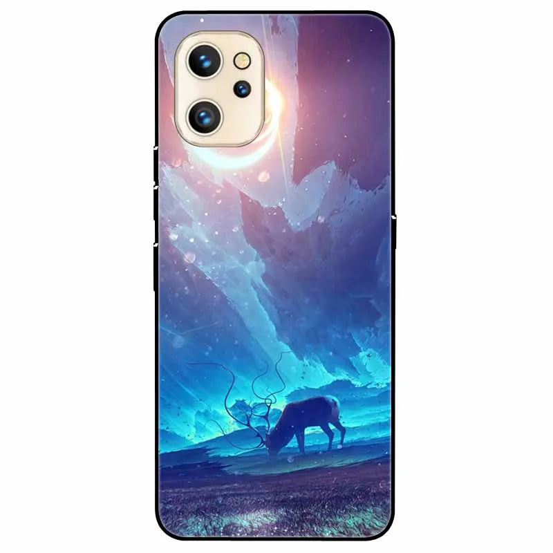 For Umidigi A13 Pro/ A13S / A13 Case Silicone Soft Shockproof Cat TPU Black Cases For Umidigi A13 Pro A13 Cases Umidigi13S Funda