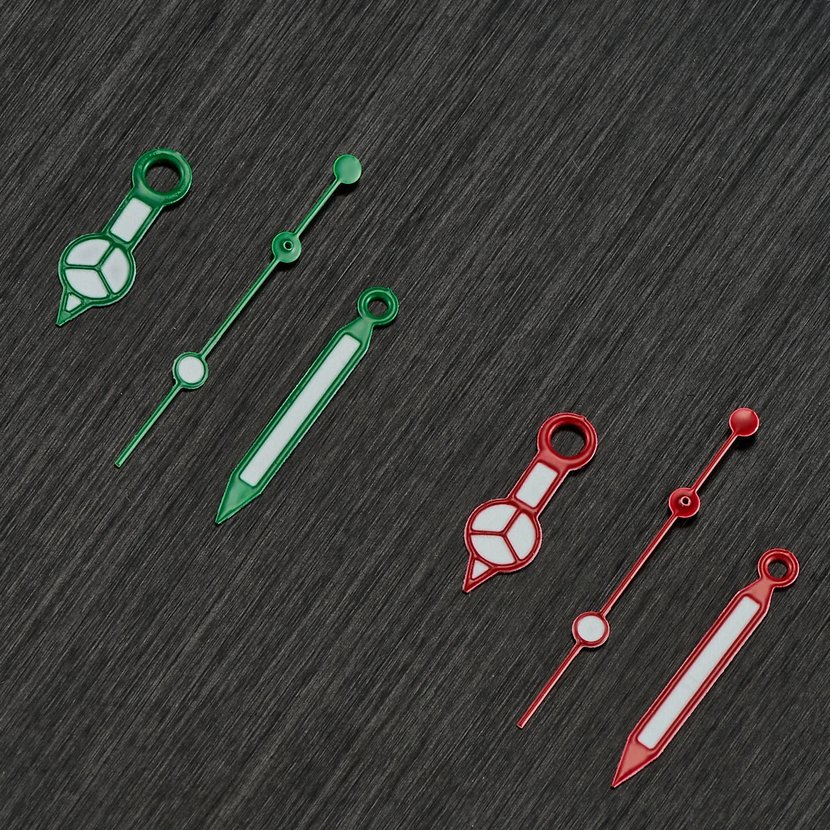 NH35 Hands Watch Accessories Red Orange Blue Black Edge White Three Pin Green Glow Hands Suitable For NH35/36/4R/7S Movements