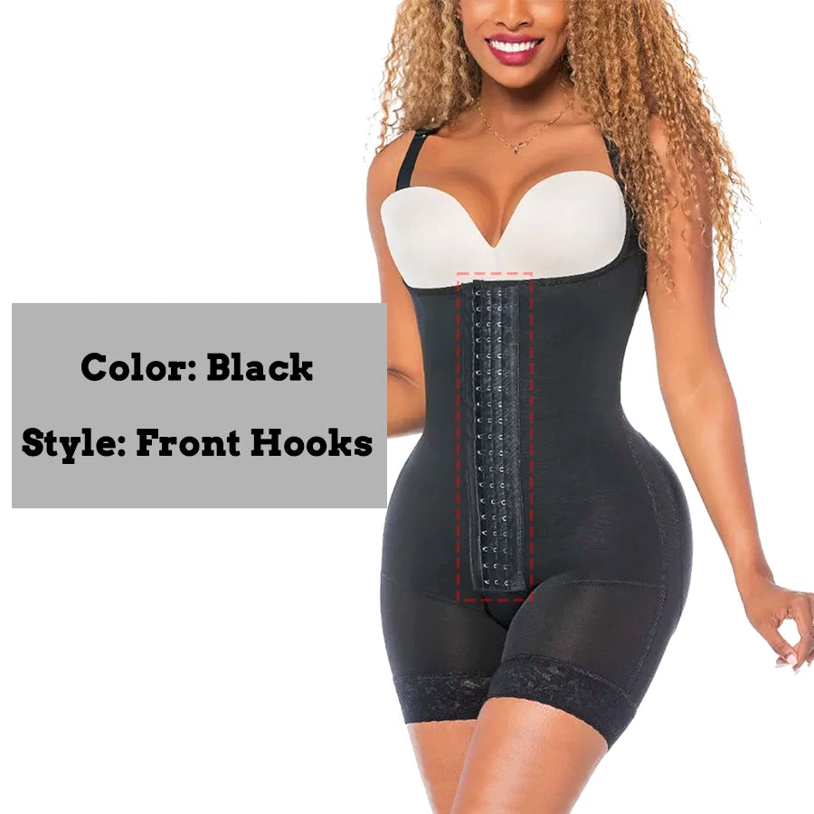Abdomen Control Girdles Shapers Colombian Faja Body Slimming Corset Flat Tummy Sheath Carving Woman Suspenders Female Shapewear