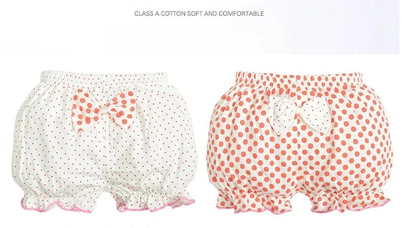Children's Pure Cotton Panties 0-1-3 -5 Years Old Baby Shorts Cartoon Cute Princess Underwear 100%Cotton Infant Fashion Panties