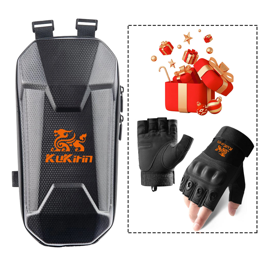Kukirin Electric Scooter Bag 2L Fashion Design Sunscreen Handlebar Installation Storage Bag With Windproof Riding Gloves