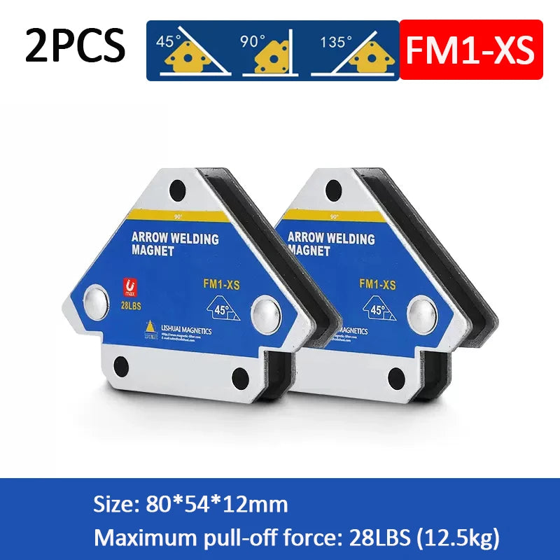 Magnetic Welding Holders 45° 90° 135° Multi-angle Solder Arrow Magnet Weld Positioner Locator Holding Auxiliary Locator Tools