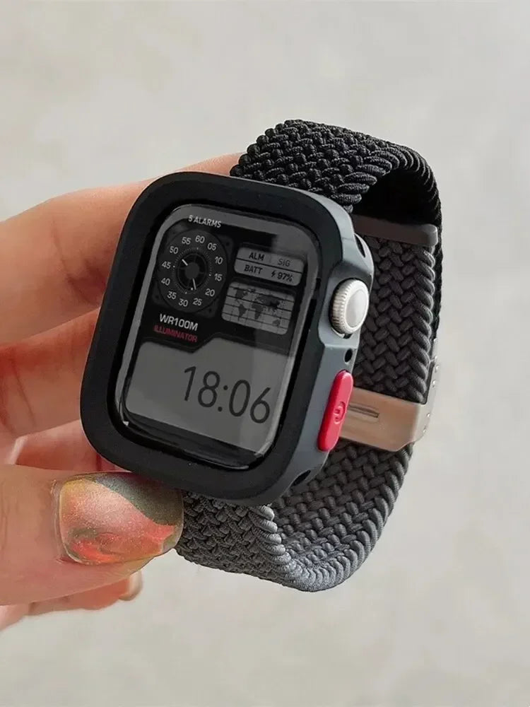 Bumper Soft Silicone Case For Apple Watch 9 8 7 6 SE 5 Sport Anti-drop Matte Cover For iwatch Ultra 49mm 41mm 40mm 44mm 45 mm
