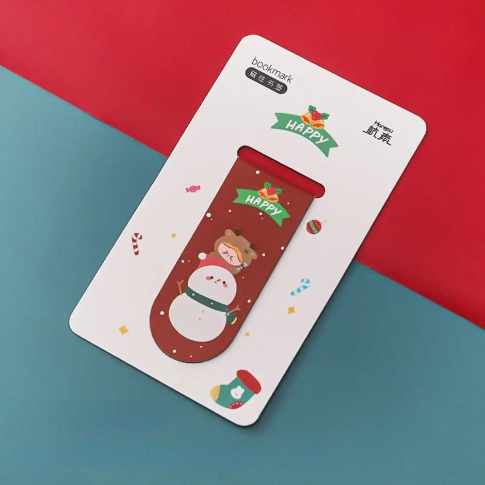 Office Supplies Gifts For Teacher Student Stationery Reading Marker Magnetic Bookmarks Christmas Bookmarks Book Page Folder