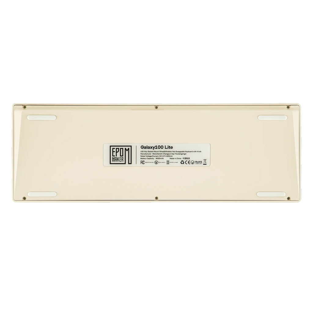 EPOMAKER Galaxy100 Lite QMK/VIA 96% ANSI US Layout Gasket Hot-Swap Wired/2.4GHz/BT Wireless 1800 Aluminum Mechanical Keyboard