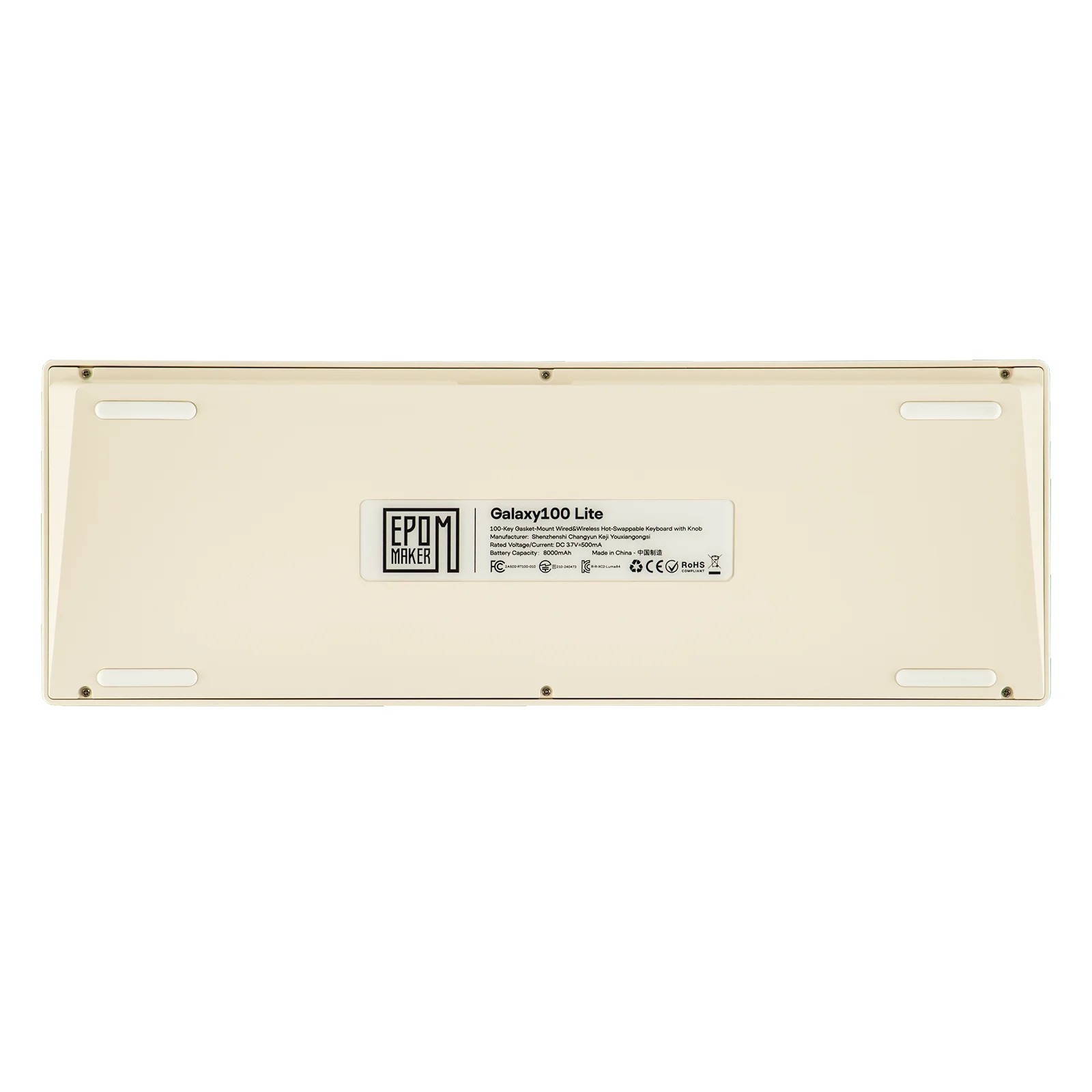 EPOMAKER Galaxy100 Lite QMK/VIA 96% ANSI US Layout Gasket Hot-Swap Wired/2.4GHz/BT Wireless 1800 Aluminum Mechanical Keyboard