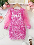 Girl's Pink Dress Cute and Elegant Fairy, Suitable for Outdoor Travel Dressing, Popular Style