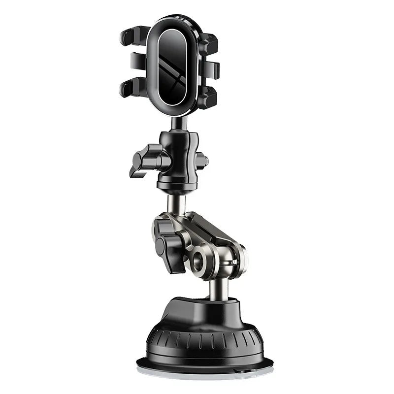 Car Phone Holder Shooting Car Two In One Strong Suction Cup Multi Angle Adjustable Aluminum Alloy Clip Holder