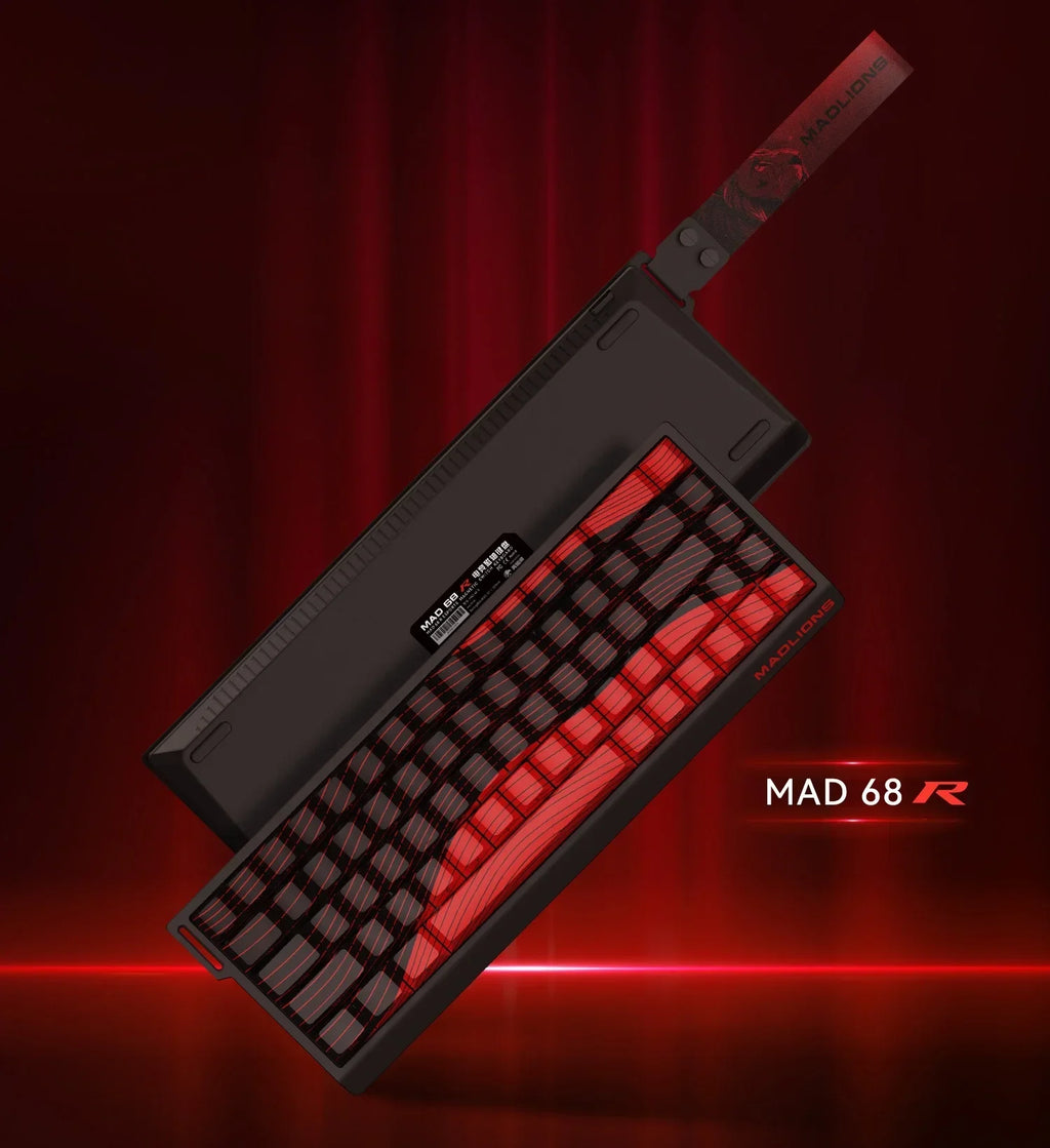 MADLIONS MAD 60/68 HE 8Khz Wired Magnetic Axis Keyboard 68-key Hot-swappable Macro Defines Ultra-low Latency Gaming Keyboard