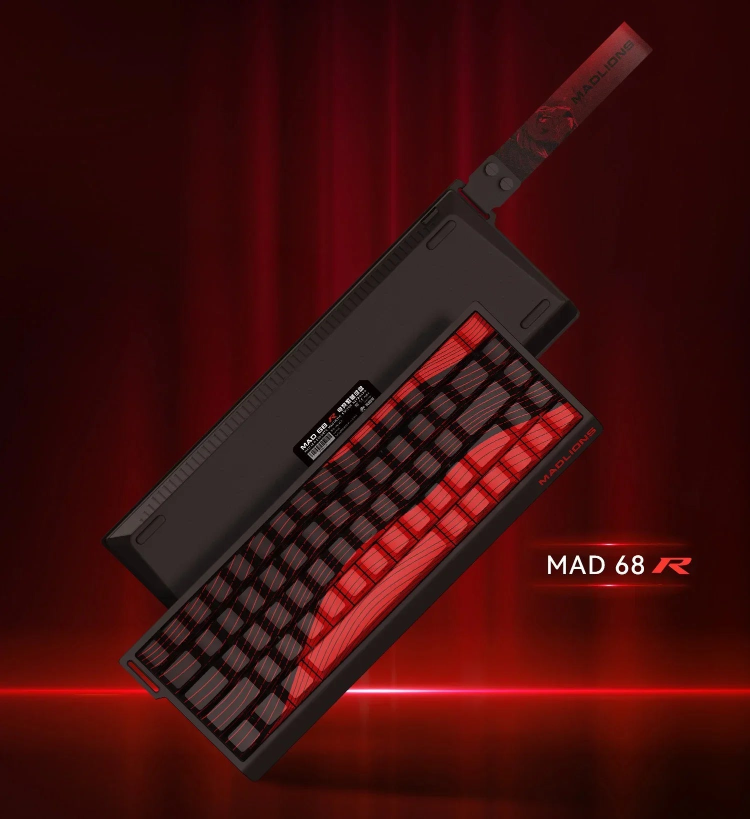 MADLIONS MAD 60/68 HE 8Khz Wired Magnetic Axis Keyboard 68-key Hot-swappable Macro Defines Ultra-low Latency Gaming Keyboard