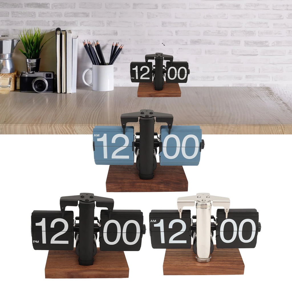 Digital  Down Clock Aesthetic  Desk Clock Adjustable Time Automatic Large Numbers Battery Operated for Home