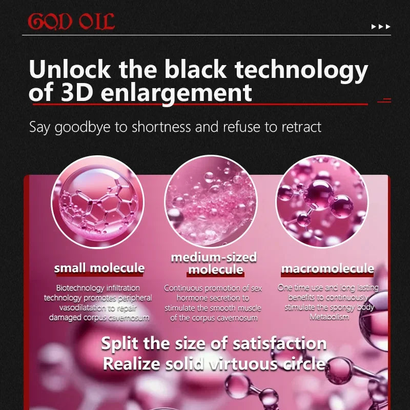 Best Sellers Men Penis Growth oil Big Dick Erection Enlargement Cream Big Enlargement Gel Enlarge Dick Grow Sex Adult Products