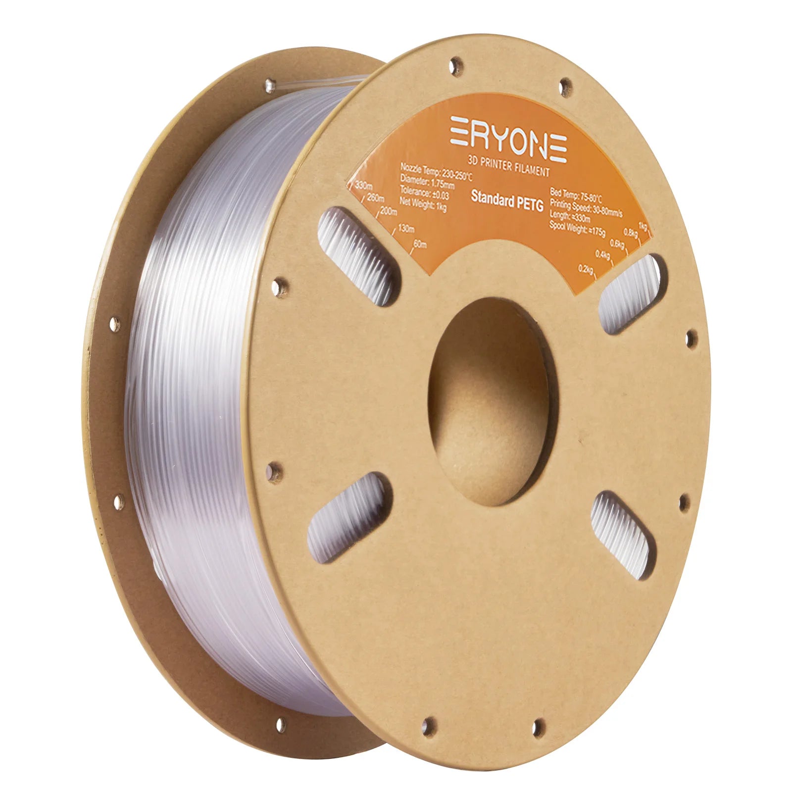 ERYONE 1/5/10KG PETG Filament 3D Print 1.75mm,Multicolor Available,1kg petg filament,3D Printing Filament Wholesal ,1KG/Spool