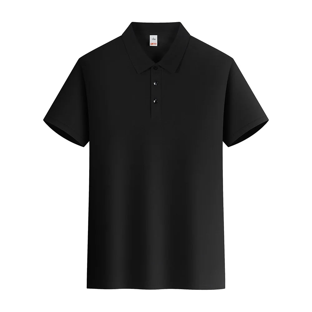 4XL High Quality Breathable Men Women Polo Shirts Casual Solid Color Short Sleeve Soft T-Shirt Oversize Gift Couple T-Shirt Tees