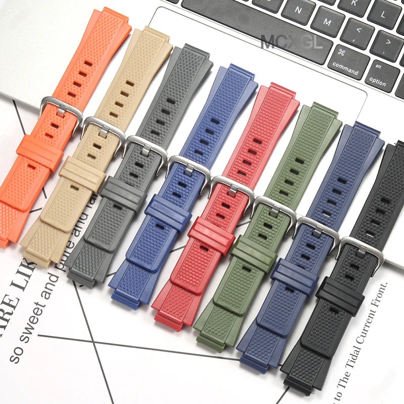 Resin Watchband Suitable for Casio GST-B200-1A Replacement Band GST-B200 Men's Sports Waterproof Rubber Strap Watch Accessories