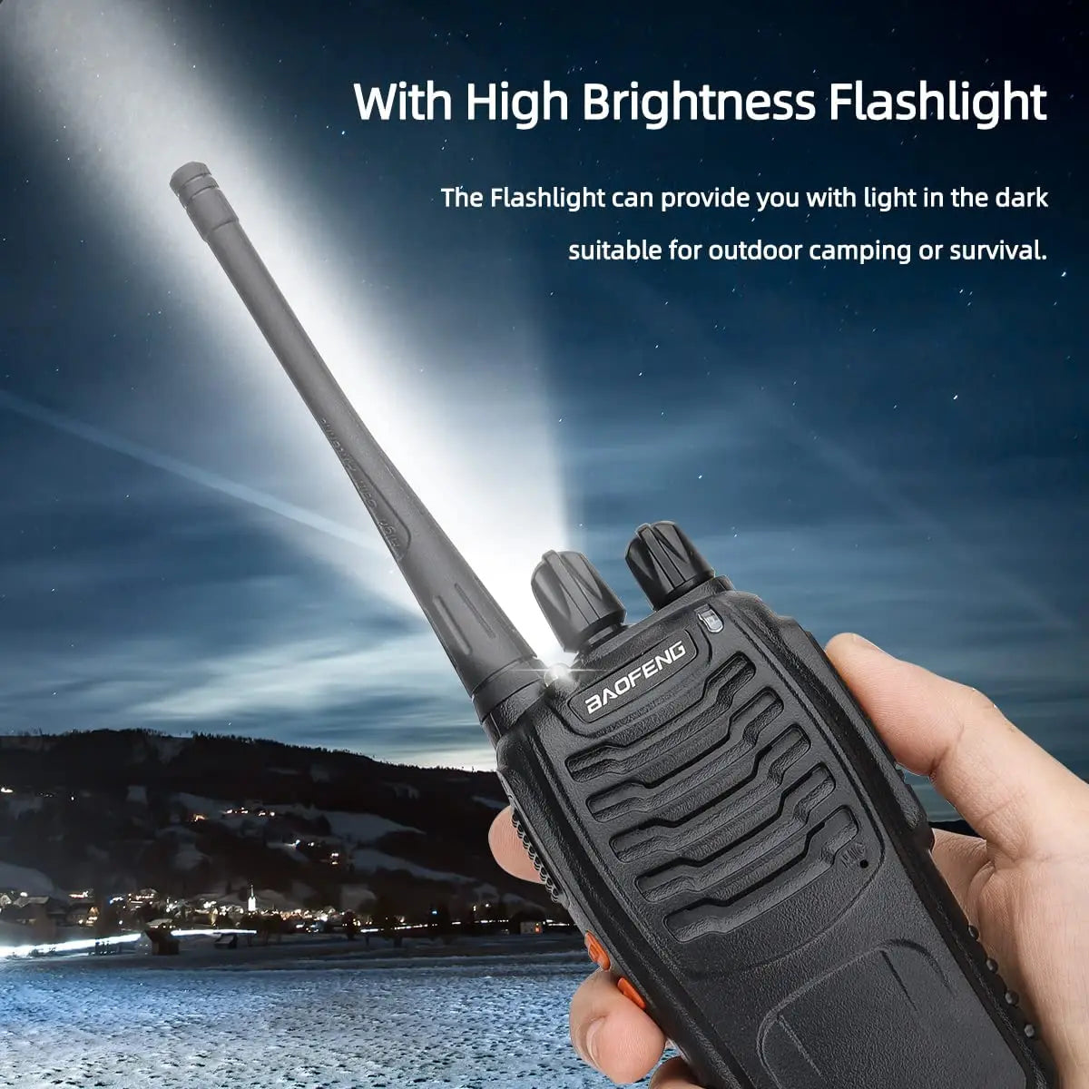 Baofeng BF-888S Pro Walkie Talkie Wireless Copy Frequency Long Range Portable UHF 400-470MHz Ham Two Way Radio for Camping Hotel